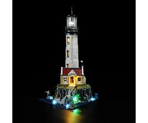 GEAMENT Kit de Luces LED Compatible con Lego Motorized Lighthouse - por Ideas 21335 (Juego Modelo no Incluido)