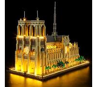 GEAMENT Kit de Luces LED Compatible con Lego Notre Dame de París (Paris) - Conjunto de luz por Architecture 21061 (Juego Modelo no Incluido)