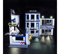 GEAMENT Kit de Luces LED Compatible con Lego Police Comisaría de policía (Police Station) - Conjunto de luz por City 60141 (Juego Modelo no Incluido)