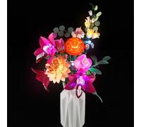 GEAMENT Kit de Luces LED Compatible con Lego Ramo de Flores Fantasía en Rosa Botanical Collection 10342 (Juego Modelo no Incluido)