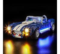 GEAMENT Kit de Luces LED Compatible con Lego Shelby Cobra 427 S/C Icons 10357 (Juego Modelo no Incluido)