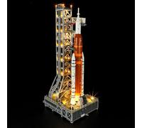 GEAMENT Kit de Luces LED Compatible con Lego Sistema de Lanzamiento Espacial Artemis de la NASA - Conjunto de luz por Icons 10341 (Juego Modelo no Incluido)