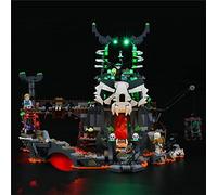 GEAMENT Kit de Luces LED Compatible con Lego Skull Sorcerer' Dungeons - Conjunto de luz para Ninjago 71722 (Juego Modelo no Incluido)