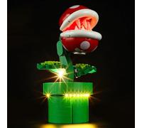 GEAMENT Kit de Luces LED Compatible con Lego Super Mario Planta Piraña 71426 - Conjunto de luz por Piranha Plant (Juego Modelo no Incluido)