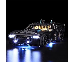 GEAMENT Kit de Luces LED Compatible con Lego The Batman: BATMÓVIL - Conjunto de luz por Technic 42127 (Juego Modelo no Incluido)