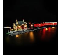 GEAMENT Kit de Luces LED Compatible con Lego Tren Hogwarts Express con estación de Hogsmeade (Hogsmeade Station) - Conjunto de luz por Harry Potter 76423 (Juego Modelo no Incluido)