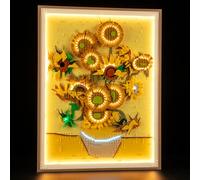 GEAMENT Kit de Luces LED Compatible con Lego Vincent Van Gogh Los Girasoles (Sunflowers) Art 31215 (Juego Modelo no Incluido)