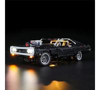 GEAMENT Kit de Luces LED por Dom's Dodge Charger - Compatible con Lego Technic 42111 (Juego Modelo no Incluido)