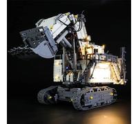 GEAMENT Kit de Luces LED por Excavadora Liebherr R 9800 (Liebherr R 9800 Excavator)- Compatible con Lego Technic 42100 (Juego Modelo no Incluido)