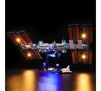 GEAMENT Kit de luz LED por estación Espacial Internacional (International Space Station) - Compatible con Lego Ideas 21321 (Juego Modelo no Incluido)