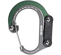GEAR AID HEROCLIP - Mosquetón y Gancho (Mini) para Viajes, Equipaje y Bolsas pequeñas, Color Verde Bosque