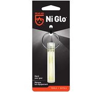 GEAR AID Ni Glo 2” UV Rechargeable Glowing Keychain - Multi-Purpose Glow-in-the-Dark Accessory for Camping, Scuba Diving, Night Fishing, Hiking, Emergency Kits, and Everyday Use