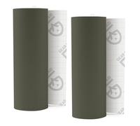 GEAR AID Tenacious Tape - Cinta de reparación antidesgarros para tela y vinilo (2 unidades, 7,6 x 50,8 cm), color verde