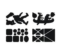 Gear Aid, Tenacious Tape Gear Patches, 20 pulgadas, exterior, negro (10895)