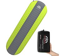 Gear Doctors - Almohadilla de Dormir autoinflable - 4.3 R Almohadilla de Camping para Cuatro Estaciones - 1.5 Pulgadas de Grosor híbrido de Espuma de Aire - Colchón de tamaño Camping,