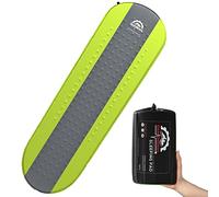 Gear Doctors - Almohadilla de Dormir autoinflable - 4.3 R Almohadilla de Camping para Cuatro Estaciones - 1.5 Pulgadas de Grosor híbrido de Espuma de Aire - Colchón de tamaño Camping,