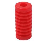 Gear Shift Cover - Motorcycle Non Slip Rubber Shift Lever Protector, Universal Gear Knob Sleeve, Manual Cutting Design | Scratch Protection Shield, Motorbike Riding Modification Accessories Black Red