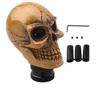 Gear Shift Knob, Automatic Gear Shift Knob Shaped, Vehicle Interior Resin Skeleton Horror Decoration for Sedan, Truck, Minivan, Taxi, Travel, Road Trips, Unique Car Styling Accessory