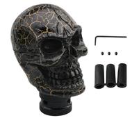 Gear Shift Knob, Resin Skeleton Shifter Handle, Manual Automatic Fit, Yellow, Gray, Black, Horror Car Interior Decoration, for Sedan, Truck, Minivan, Taxi, Travel, Road Trips Aesthetic Appeal