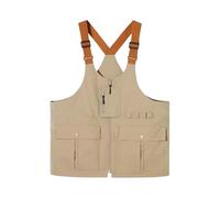 Gear Shoulder Carry Vest Pack Amplios Compartimentos Resistente al Desgaste Poliéster Bolsa de Almacenamiento Exploración Streetwear Bandolera, multicolor, L