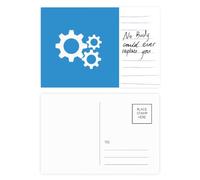 Gear - Tarjeta postal mecánica de estructura física para aniversario de persona importante