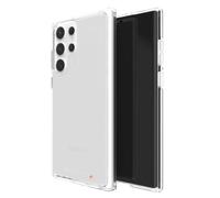 Gear4 Funda transparente para Samsung Galaxy S22 Ultra, compatible con carga inalámbrica, delgada y ligera [protección contra impactos D30 de 13 pies] Crystal Palace Series, transparente