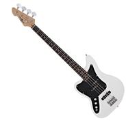 Gear4music - Bajo para zurdos, color blanco