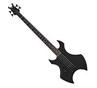 Gear4music - Bajo para zurdos Harlem X, color negro
