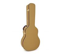 gear4music Estuche de Guitarra Acústica Dreadnought, Tweed