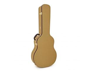 gear4music Estuche de Guitarra Acústica Dreadnought, Tweed
