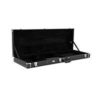 gear4music Estuche rígido para Guitarras Bajas - con Cierre y Forro de Felpa