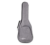 gear4music Funda de Ukelele Tenor Prémium, Gris