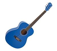Gear4music - Guitarra acústica para estudiantes, color azul