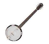 Gear4music Guitarra Banjo 6 Cuerdas con Funda y Afinador de Clavijero
