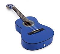 Gear4music Guitarra Clásica Junior 1/2 Tamaño Dark Blue | Guitarra clásica real en tamaño apto para niños, cuerdas suaves que perdonan en manos pequeñas, cuerpo laminado ligero