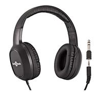 gear4music HP-210 Auriculares Estéreo | Para músicos, podcasters y oyentes ocasionales, almohadillas acolchadas, diadema ajustable, cable de 1,5m