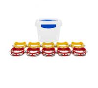 Gear4music Paquete de 10 mini panderetas de plástico para niños
