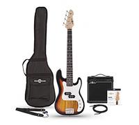 Gear4music Paquete Guitarra Bajo 3/4 con Ampli, Niños