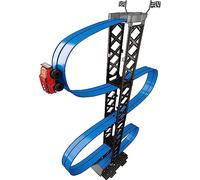 Gearbox Magnetic Race Track - Pista de Carreras (1 Metro de Altura, 20 Piezas, Incluye Coche), Color Azul