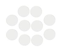 Geardeangloow 10 piezas de reloj de cristal mineral plano transparente de 1 mm de grosor, repuesto de la pieza Watchmaker 18, 19.5, Plástico, como se muestra en la
