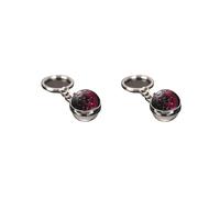 Geardeangloow 2 juego de 12 llaveros de constelación Modernas de moda simples Anillo de llaves de nebulosa Piedra del tiempo Planeta Colgante de doble cara Accesorios Regalos Virgo
