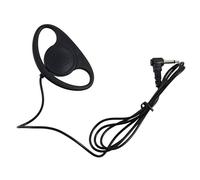Geardeangloow Auriculares de 1 pin de 3,5 mm en forma de D para radios bidireccionales, walkie talkie