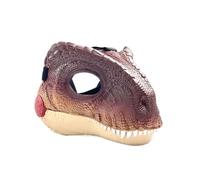 Geardeangloow Máscara realista de dinosaurio de Halloween para fiesta de disfraces, máscaras de dinosaurio con alta precisión de simulación, máscara de disfraz de dinosaurio, máscara de dinosaurio