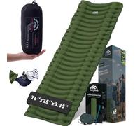 GearDoctors® - Colchoneta de dormir ultraligera de 496.1 g - Colchoneta de dormir ultraligera para acampar - Colchoneta de camping - Almohadilla de camping - Colchón de aire para camping