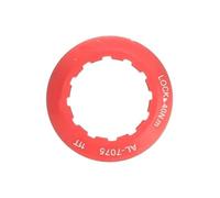 GearDrivex Caja de Anillo de Seguridad Compatible con Bolany, aleación de Aluminio 11T, Cubierta Multicolor, Perno de fijación para Bicicleta, Piezas de Cubierta de Rueda Libre.(Red)