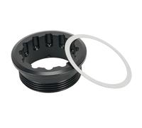 GearDrivex Caja de Anillo de Seguridad Compatible con M6100 M7100 8100, Cubierta Cassette, Anillo Bloqueo, Perno Fijación, Piezas Bicicleta MS, 12 Velocidades, Cubierta Bloqueo Rueda Libre(Black)