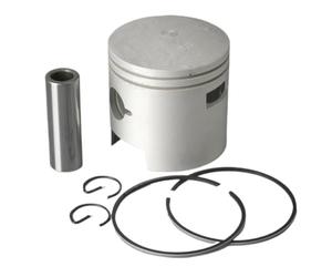 GearHaven Kit de pistón 61N-11636 61N-11636-00 0,50 mm O S + 0,5 mm de diámetro 72,5 mm Compatible con Motor fueraborda de 2 Tiempos 25HP 30HP