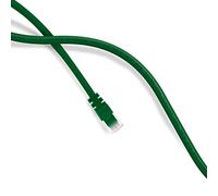 GearIT - Cable de conexión Ethernet Cat5e, 0,15 m, RJ45, Cable de Red LAN para Ordenador, Color Verde Verde 200 Feet