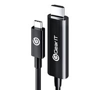 GearIT Cable USB-C a HDMI 4K a 60Hz, tipo C Thunderbolt 3/4 compatible con MacBook Pro 2020, iPad Pro 2020, iPad Air 4, Galaxy S20, ChromeBook Pixel, y más - 6.6 pies