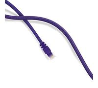 GearIT Paquete de 10 Unidades, Cat5e Cable de conexión Ethernet 0,5 pies Morado 150 Feet